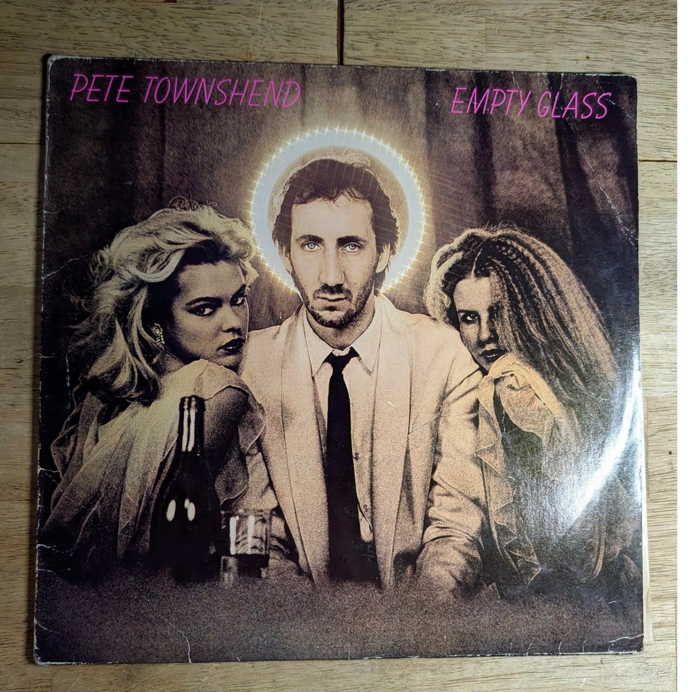 Pete Townshend Empty Glass Vinyl LP 1980 ATCO ATC 50 699 German Pressing Rock